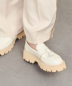 INTER-CHAUSSURES / インター ショシュール ビジネス・ドレスシューズ | 【FABIO RUSCONI】ラウンドトウ厚底タッセルローファー