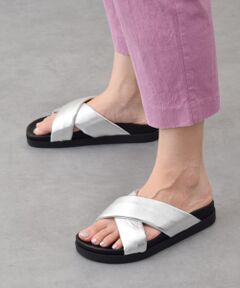 INTER-CHAUSSURES / インター ショシュール サンダル | 【FABIO RUSCONI】クロスベルトフットベッドサンダル