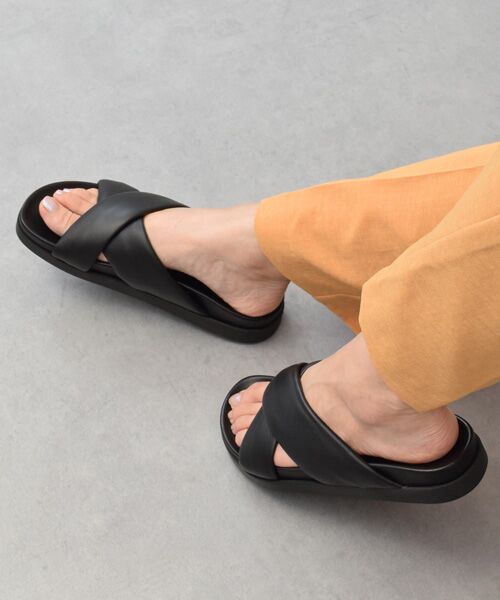 INTER-CHAUSSURES / インター ショシュール サンダル | 【FABIO RUSCONI】クロスベルトフットベッドサンダル | 詳細8