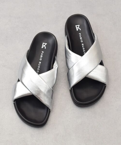 INTER-CHAUSSURES / インター ショシュール サンダル | 【FABIO RUSCONI】クロスベルトフットベッドサンダル | 詳細18