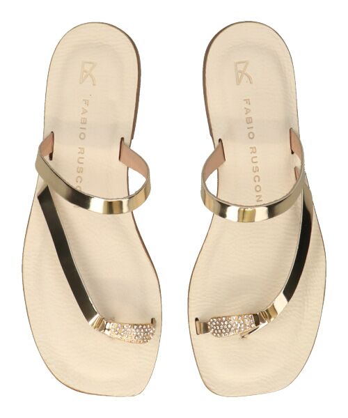 INTER-CHAUSSURES / インター ショシュール サンダル | 【FABIO RUSCONI】スクエアトウフラットトングサンダル | 詳細5