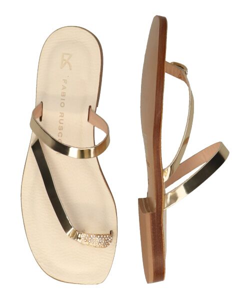 INTER-CHAUSSURES / インター ショシュール サンダル | 【FABIO RUSCONI】スクエアトウフラットトングサンダル | 詳細7