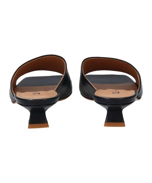 INTER-CHAUSSURES / インター ショシュール サンダル | 【FABIO RUSCONI】スクエアトウスプールヒールミュール | 詳細4