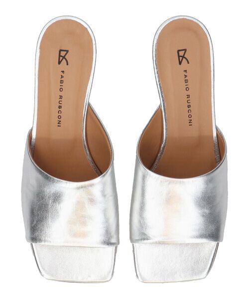 INTER-CHAUSSURES / インター ショシュール サンダル | 【FABIO RUSCONI】スクエアトウスプールヒールミュール | 詳細14