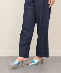 INTER-CHAUSSURES / インター ショシュール サンダル | 【FABIO RUSCONI】スクエアトウセンターシームミュール