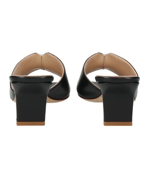 INTER-CHAUSSURES / インター ショシュール サンダル | 【FABIO RUSCONI】スクエアトウセンターシームミュール | 詳細4