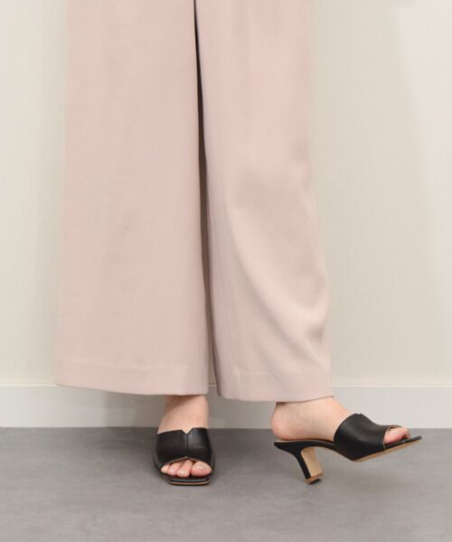 INTER-CHAUSSURES / インター ショシュール サンダル | 【FABIO RUSCONI】スクエアトウセンターシームミュール | 詳細9