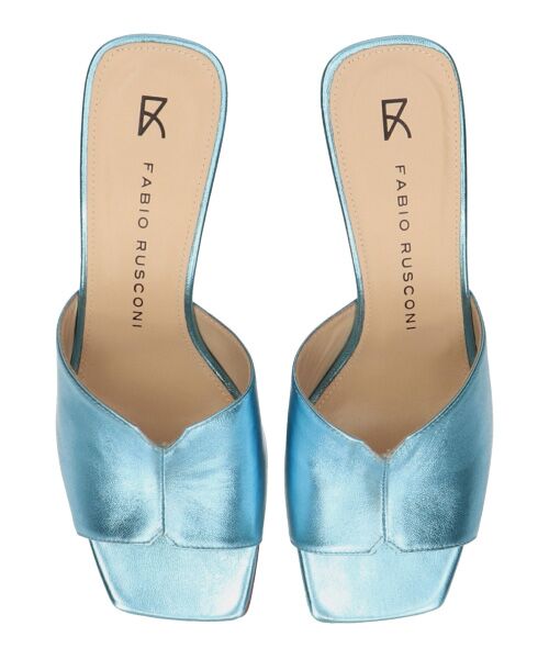 INTER-CHAUSSURES / インター ショシュール サンダル | 【FABIO RUSCONI】スクエアトウセンターシームミュール | 詳細14