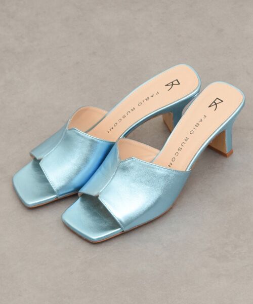 INTER-CHAUSSURES / インター ショシュール サンダル | 【FABIO RUSCONI】スクエアトウセンターシームミュール | 詳細18