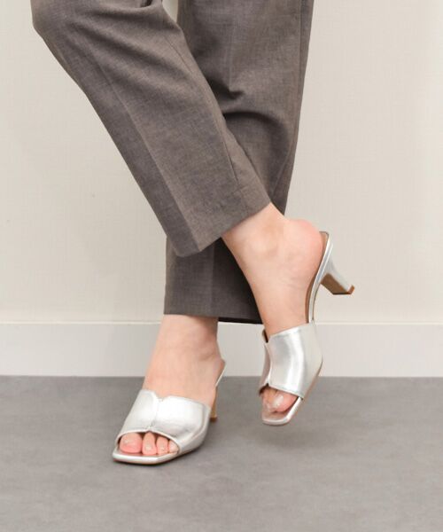 INTER-CHAUSSURES / インター ショシュール サンダル | 【FABIO RUSCONI】スクエアトウセンターシームミュール | 詳細26