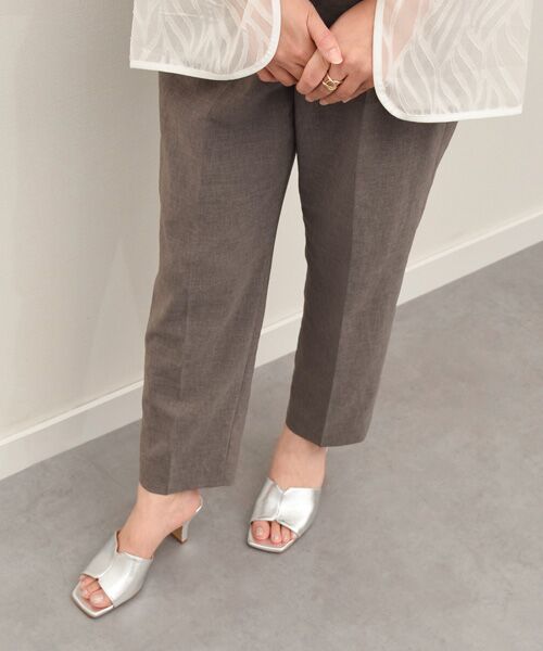 INTER-CHAUSSURES / インター ショシュール サンダル | 【FABIO RUSCONI】スクエアトウセンターシームミュール（シルバー）