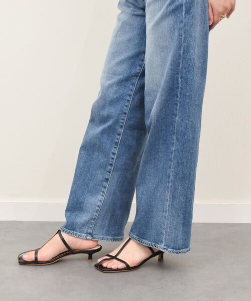 INTER-CHAUSSURES / インター ショシュール サンダル | 【FABIO RUSCONI】スクエアトウセンターストラップサンダル | 詳細9