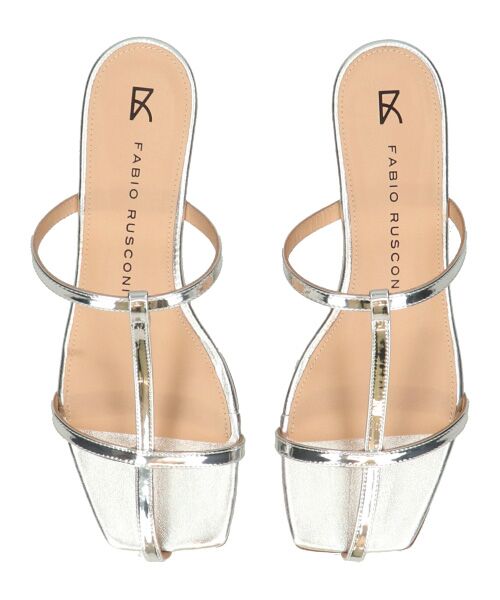 INTER-CHAUSSURES / インター ショシュール サンダル | 【FABIO RUSCONI】スクエアトウセンターストラップサンダル | 詳細14