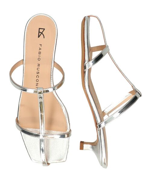 INTER-CHAUSSURES / インター ショシュール サンダル | 【FABIO RUSCONI】スクエアトウセンターストラップサンダル | 詳細16