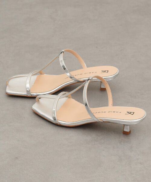 INTER-CHAUSSURES / インター ショシュール サンダル | 【FABIO RUSCONI】スクエアトウセンターストラップサンダル | 詳細18
