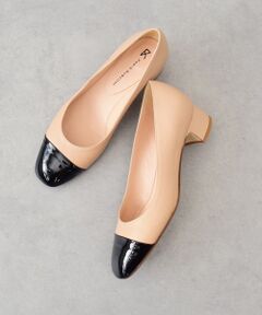 INTER-CHAUSSURES / インター ショシュール パンプス | 【FABIO RUSCONI】ラウンドトウバイカラーパンプス