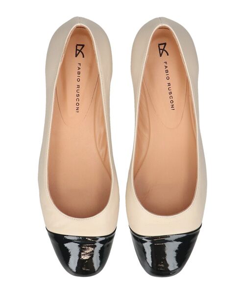 INTER-CHAUSSURES / インター ショシュール パンプス | 【FABIO RUSCONI】ラウンドトウバイカラーパンプス | 詳細4