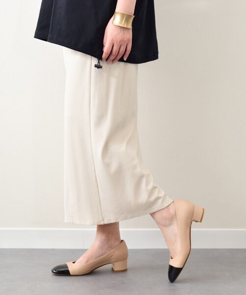 INTER-CHAUSSURES / インター ショシュール パンプス | 【FABIO RUSCONI】ラウンドトウバイカラーパンプス | 詳細8