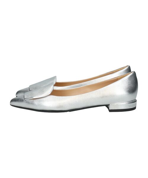 INTER-CHAUSSURES / インター ショシュール パンプス | 【FABIO RUSCONI】ローヒールポインテッドトウパンプス | 詳細1