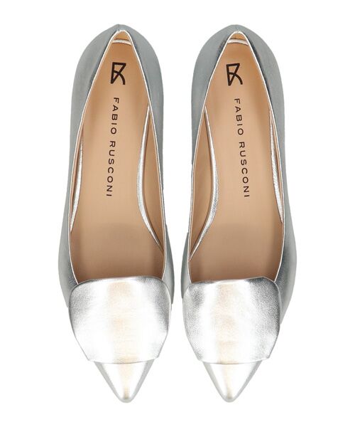 INTER-CHAUSSURES / インター ショシュール パンプス | 【FABIO RUSCONI】ローヒールポインテッドトウパンプス | 詳細4