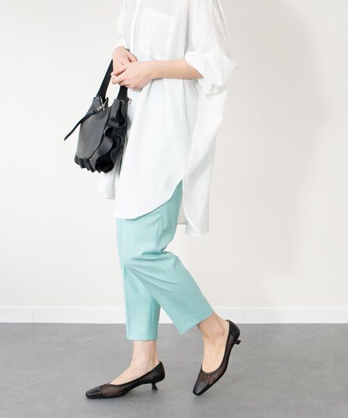 INTER-CHAUSSURES / インター ショシュール パンプス | 【FABIO RUSCONI】スクエアトウチュールパンプス | 詳細9