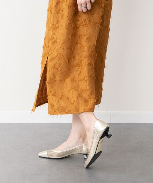 INTER-CHAUSSURES / インター ショシュール パンプス | 【FABIO RUSCONI】スクエアトウチュールパンプス | 詳細16