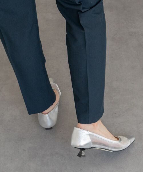 INTER-CHAUSSURES / インター ショシュール パンプス | 【FABIO RUSCONI】スクエアトウチュールパンプス | 詳細25