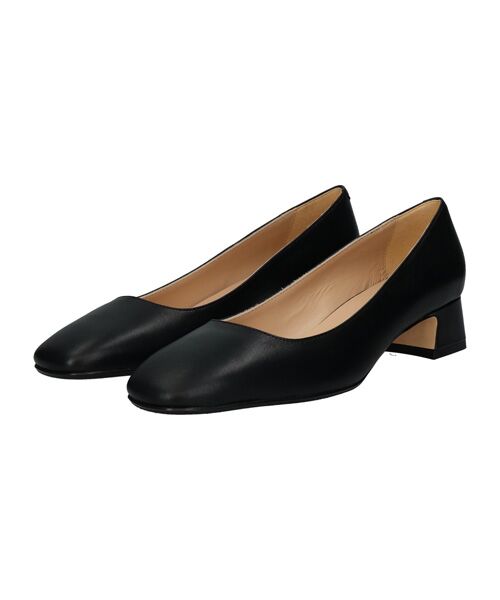 INTER-CHAUSSURES / インター ショシュール パンプス | 【FABIO RUSCONI】スクエアトウチャンキーヒールパンプス | 詳細1