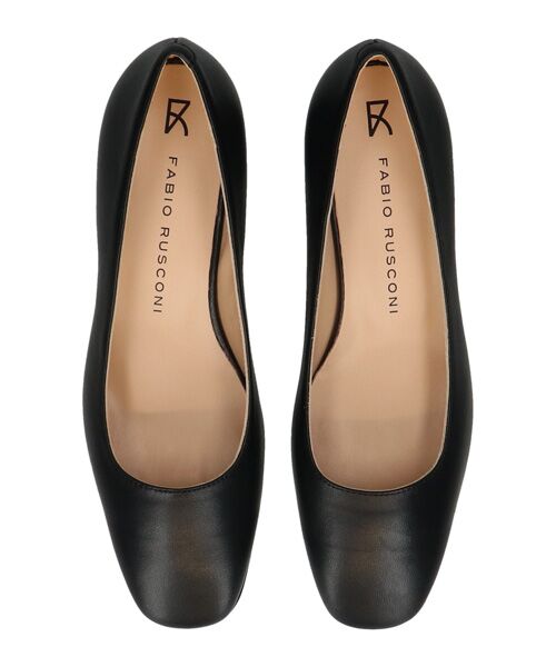 INTER-CHAUSSURES / インター ショシュール パンプス | 【FABIO RUSCONI】スクエアトウチャンキーヒールパンプス | 詳細4