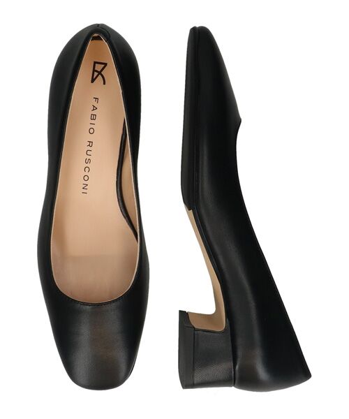 INTER-CHAUSSURES / インター ショシュール パンプス | 【FABIO RUSCONI】スクエアトウチャンキーヒールパンプス | 詳細6