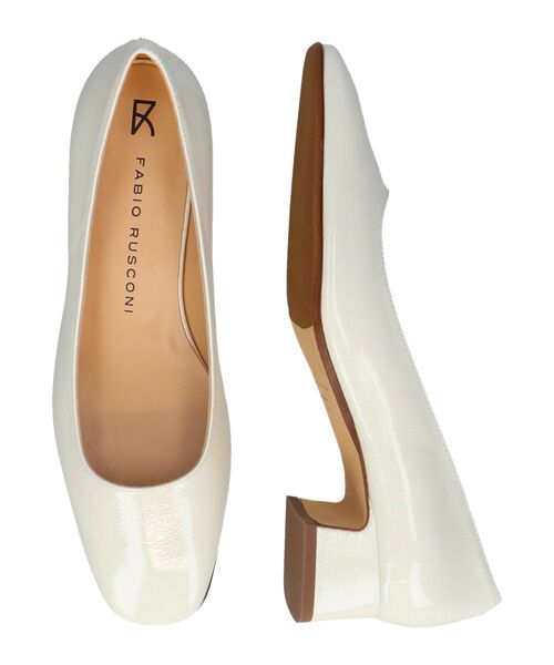 INTER-CHAUSSURES / インター ショシュール パンプス | 【FABIO RUSCONI】スクエアトウチャンキーヒールパンプス | 詳細12