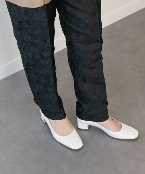 INTER-CHAUSSURES / インター ショシュール パンプス | 【FABIO RUSCONI】スクエアトウチャンキーヒールパンプス | 詳細17