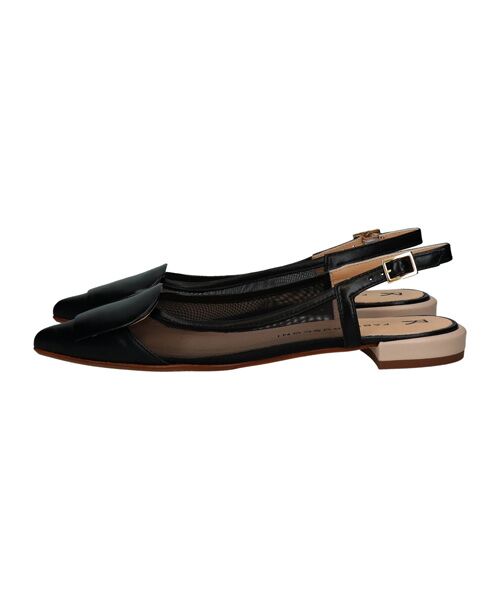 INTER-CHAUSSURES / インター ショシュール パンプス | 【FABIO RUSCONI】チュールコンビオーナメントバンクバンド | 詳細2