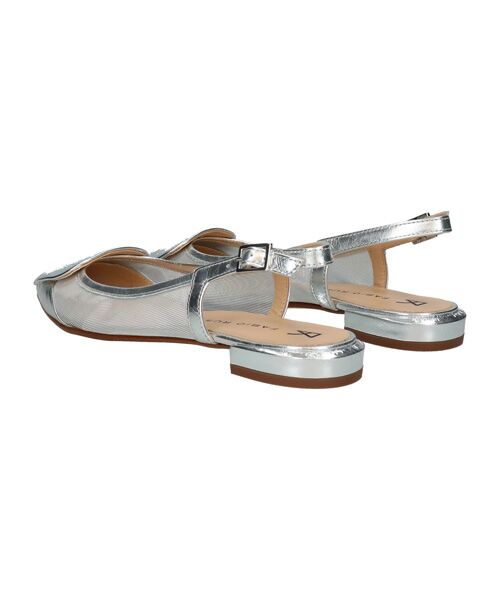 INTER-CHAUSSURES / インター ショシュール パンプス | 【FABIO RUSCONI】チュールコンビオーナメントバンクバンド | 詳細8