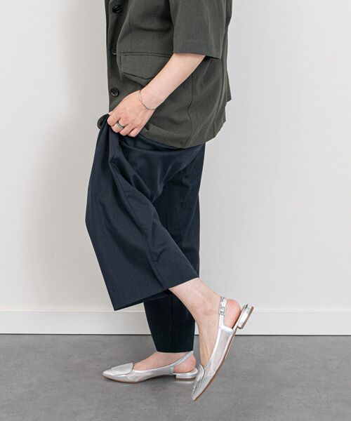 INTER-CHAUSSURES / インター ショシュール パンプス | 【FABIO RUSCONI】チュールコンビオーナメントバンクバンド | 詳細18