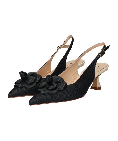 INTER-CHAUSSURES / インター ショシュール パンプス | 【FABIO RUSCONI】カメリアバックバンドパンプス | 詳細1