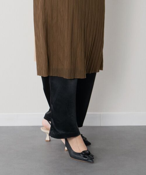 INTER-CHAUSSURES / インター ショシュール パンプス | 【FABIO RUSCONI】カメリアバックバンドパンプス | 詳細8