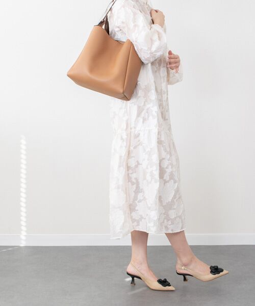 INTER-CHAUSSURES / インター ショシュール パンプス | 【FABIO RUSCONI】カメリアバックバンドパンプス | 詳細15