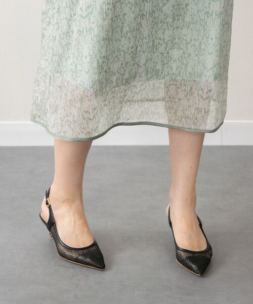 INTER-CHAUSSURES / インター ショシュール パンプス | 【FABIO RUSCONI】バックバンドポインテッドシアーパンプス | 詳細8