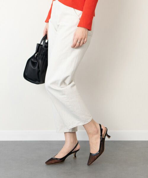 INTER-CHAUSSURES / インター ショシュール パンプス | 【FABIO RUSCONI】チュールネットサイドリボンバックバンド | 詳細8