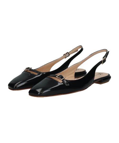 INTER-CHAUSSURES / インター ショシュール パンプス | 【FABIO RUSCONI】スクエアトウワンストラップバックバンド | 詳細1