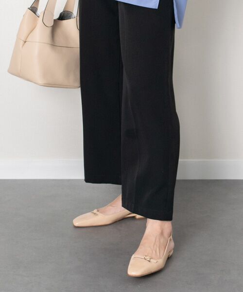 INTER-CHAUSSURES / インター ショシュール パンプス | 【FABIO RUSCONI】スクエアトウワンストラップバックバンド | 詳細14