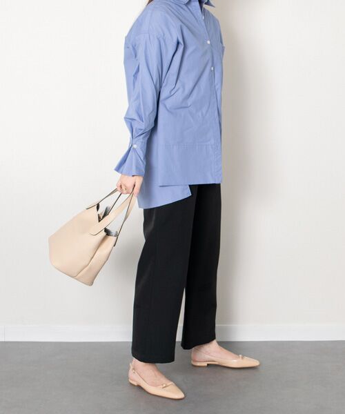 INTER-CHAUSSURES / インター ショシュール パンプス | 【FABIO RUSCONI】スクエアトウワンストラップバックバンド | 詳細15