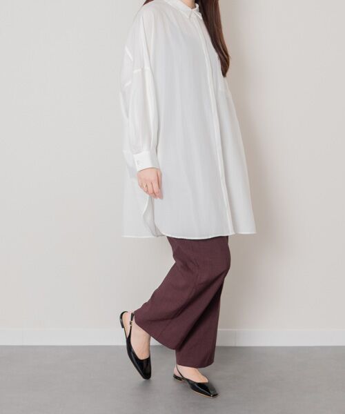 INTER-CHAUSSURES / インター ショシュール パンプス | 【FABIO RUSCONI】スクエアトウローヒールバックバンド | 詳細9