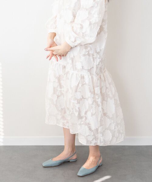 INTER-CHAUSSURES / インター ショシュール パンプス | 【FABIO RUSCONI】スクエアトウローヒールバックバンド | 詳細21