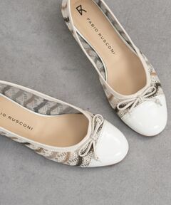 INTER-CHAUSSURES / インター ショシュール バレエシューズ | 【FABIO RUSCONI】ラウンドトウチュールネットバレエ