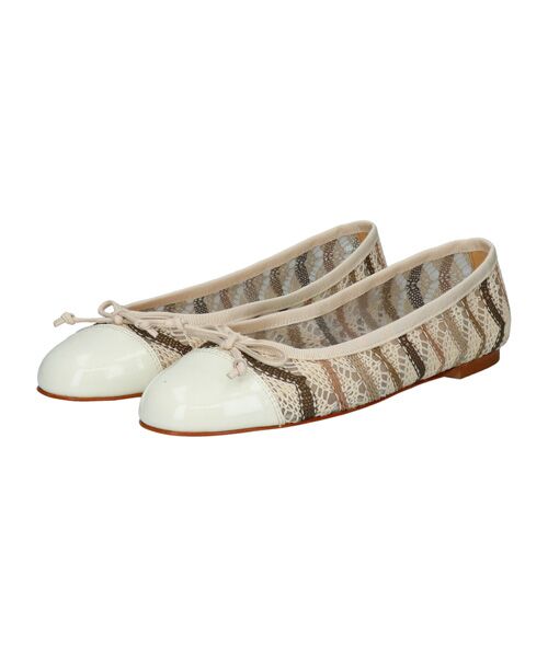 INTER-CHAUSSURES / インター ショシュール バレエシューズ | 【FABIO RUSCONI】ラウンドトウチュールネットバレエ | 詳細1