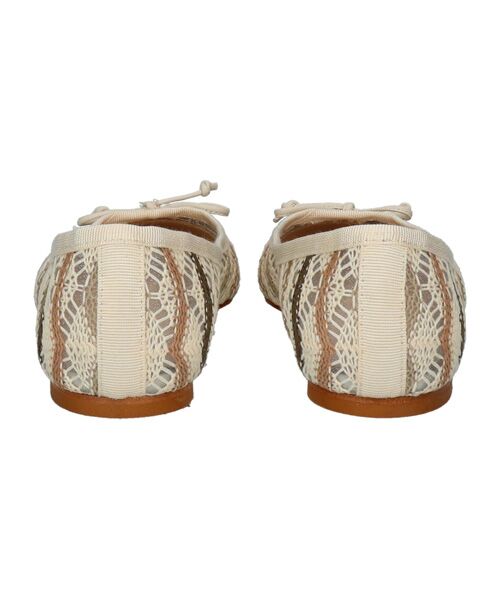 INTER-CHAUSSURES / インター ショシュール バレエシューズ | 【FABIO RUSCONI】ラウンドトウチュールネットバレエ | 詳細4