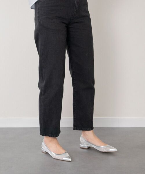 INTER-CHAUSSURES / インター ショシュール フラットシューズ | 【FABIO RUSCONI】ポインテッドトウメッシュパンプス | 詳細14