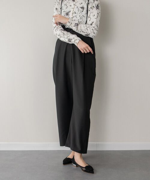 INTER-CHAUSSURES / インター ショシュール フラットシューズ | 【FABIO RUSCONI】ポインテッドオーナメントチュールパンプス | 詳細9